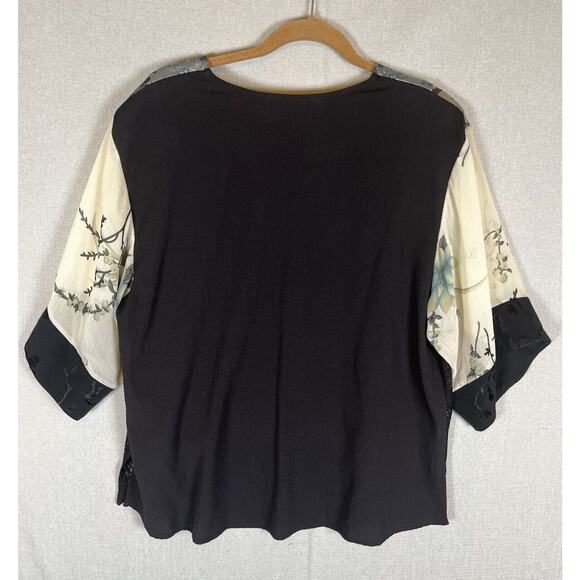 Spencer Alexis Lace Kimono Jacket Womens L Crochet Lace Fairy Whimsigoth Boho - Picture 2 of 13